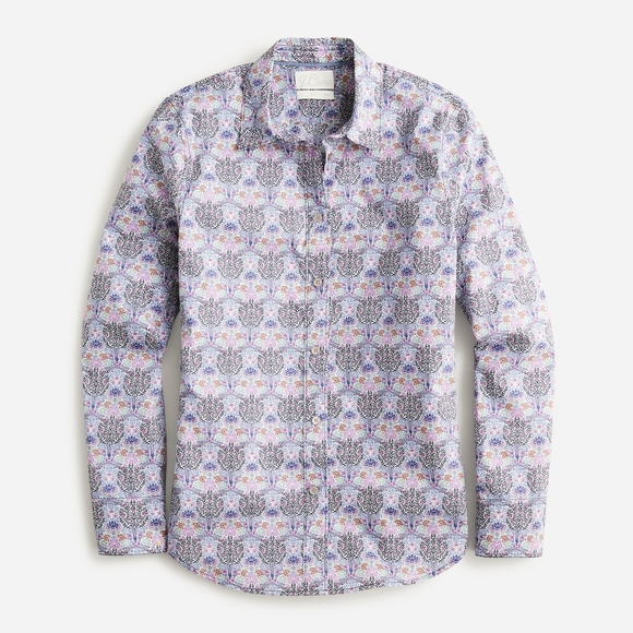 J. Crew Tops - J. Crew Liberty Club Nouveau Floral Button Down Shirt
